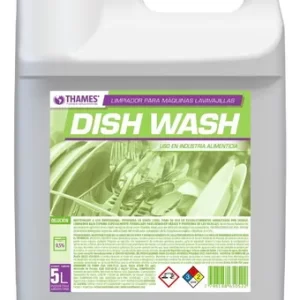DISH WASH LIMPIADOR MAQUINA LAVAVAJILLAS X 5 LTS